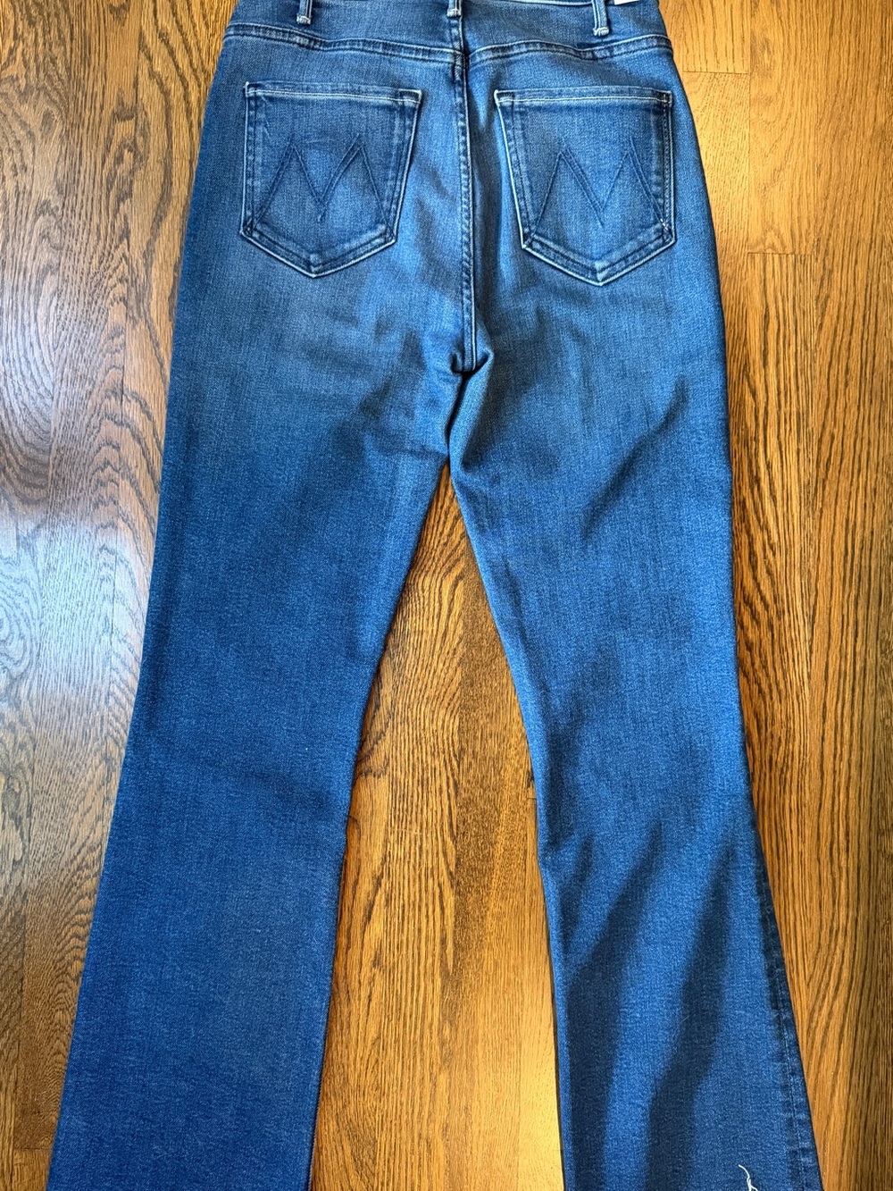 MOTHER jeans Hustler Flood Fray- in Whatever You Want wash - size 27 - Picture 2 of 11